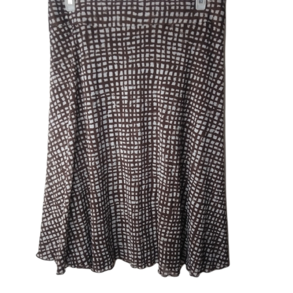 Pendleton Dresses & Skirts - PENDLETON 24 Brown White Plaid Lined Skirt Plus